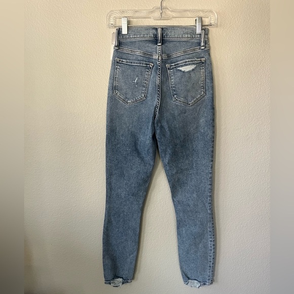 Abercrombie Super Skinny Ankle High Rise Medium Wash Jeans Women’s Size 25S NWT - Picture 4 of 16
